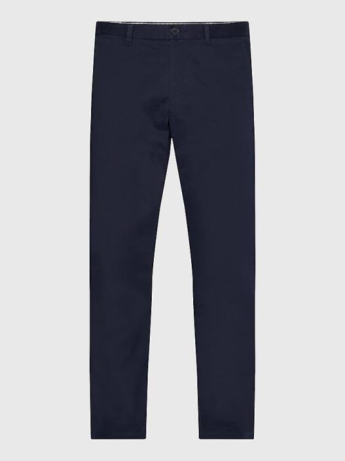 Tommy Hilfiger 1985 Essential Straight Chinos Nadrág Férfi Kék | TH273PYH