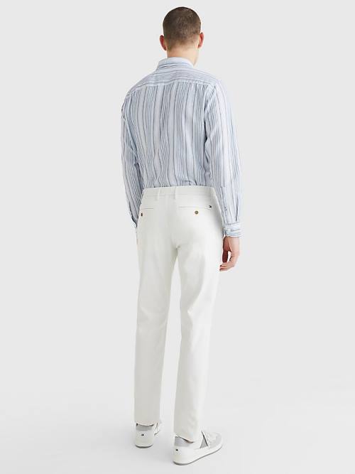 Tommy Hilfiger 1985 Essential Straight Chinos Nadrág Férfi Fehér | TH421LXR