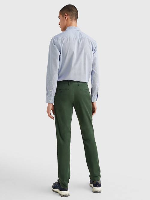 Tommy Hilfiger 1985 Essential Straight Chinos Nadrág Férfi Zöld | TH871OUJ