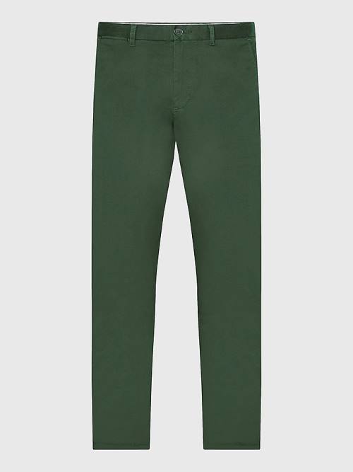 Tommy Hilfiger 1985 Essential Straight Chinos Nadrág Férfi Zöld | TH871OUJ