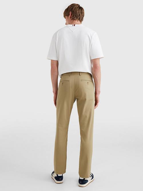 Tommy Hilfiger 1985 Essential Straight Chinos Nadrág Férfi Barna | TH926ZON