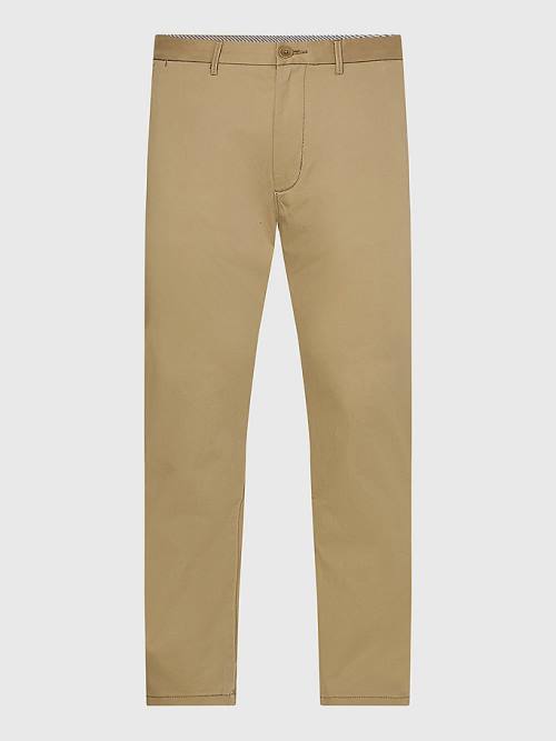 Tommy Hilfiger 1985 Essential Straight Chinos Nadrág Férfi Barna | TH926ZON