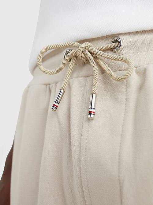 Tommy Hilfiger 1985 Essential Stretch Joggers Nadrág Férfi Bézs | TH681ZGI