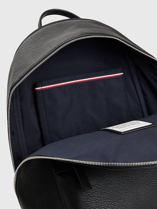 Tommy Hilfiger 1985 Laptop Sleeve Backpack Táska Férfi Fekete | TH860ZFW