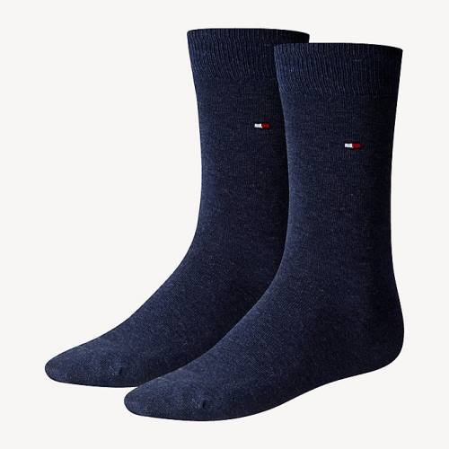 Tommy Hilfiger 2-Pack Classic Zokni Férfi Kék | TH719FTN