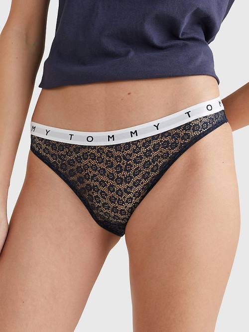 Tommy Hilfiger 3-Pack Csipke Logo Waistband Briefs Fehérnemű Női Multi | TH362EKJ