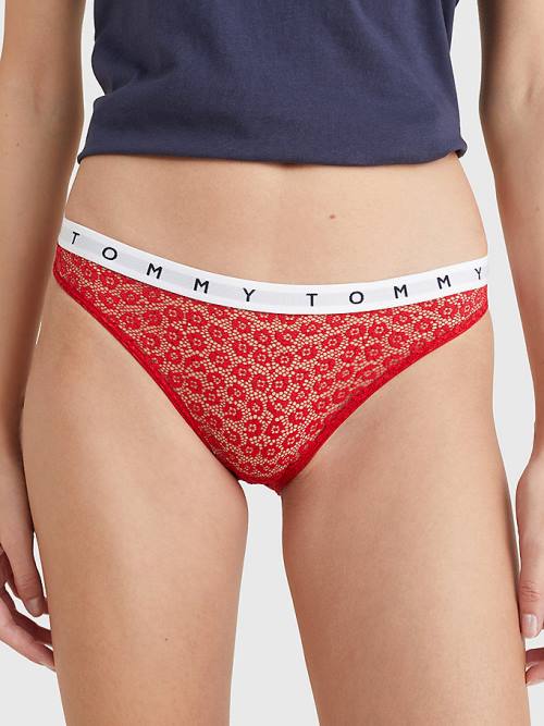 Tommy Hilfiger 3-Pack Csipke Logo Waistband Briefs Fehérnemű Női Multi | TH362EKJ