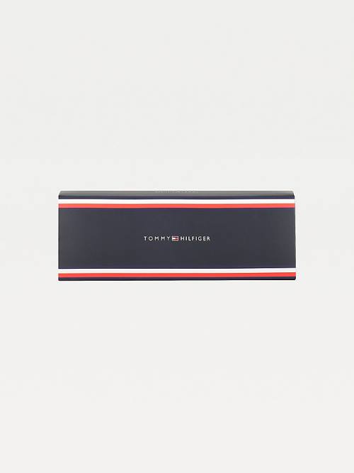 Tommy Hilfiger 3-Pack Gift Box Stripe Zokni Férfi Kék | TH208ABC