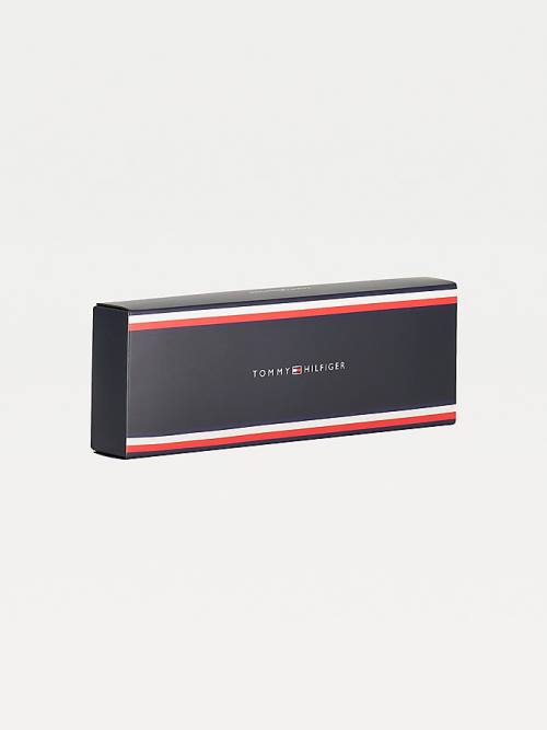 Tommy Hilfiger 3-Pack Gift Box Stripe Zokni Férfi Kék | TH208ABC