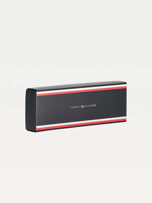 Tommy Hilfiger 3-Pack Gift Box Stripe Zokni Férfi Kék | TH863XUE