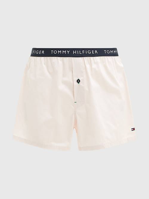 Tommy Hilfiger 3-Pack Logo Waistband Boxer Shorts Fehérnemű Férfi Arany | TH241VLI