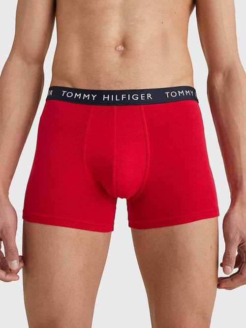 Tommy Hilfiger 3-Pack Logo Waistband Trunks Fehérnemű Férfi Sárga | TH085WEZ