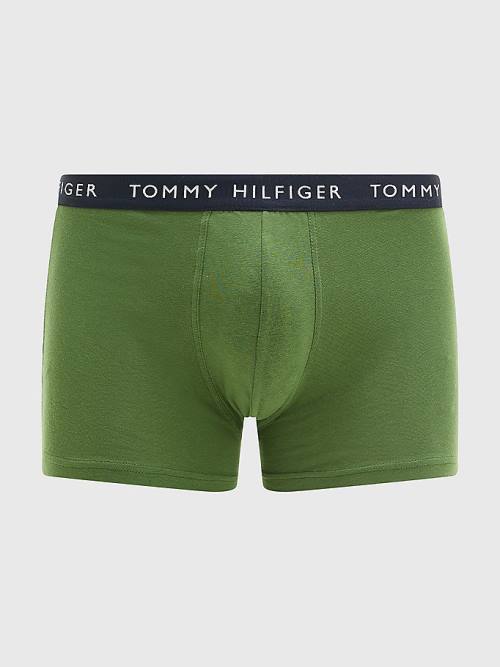 Tommy Hilfiger 3-Pack Logo Waistband Trunks Fehérnemű Férfi Sárga | TH085WEZ