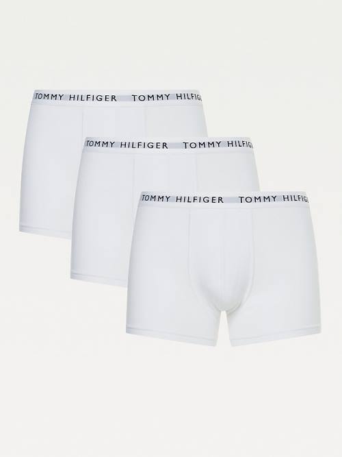 Tommy Hilfiger 3-Pack Logo Waistband Trunks Fehérnemű Férfi Rózsaszín | TH089NVI