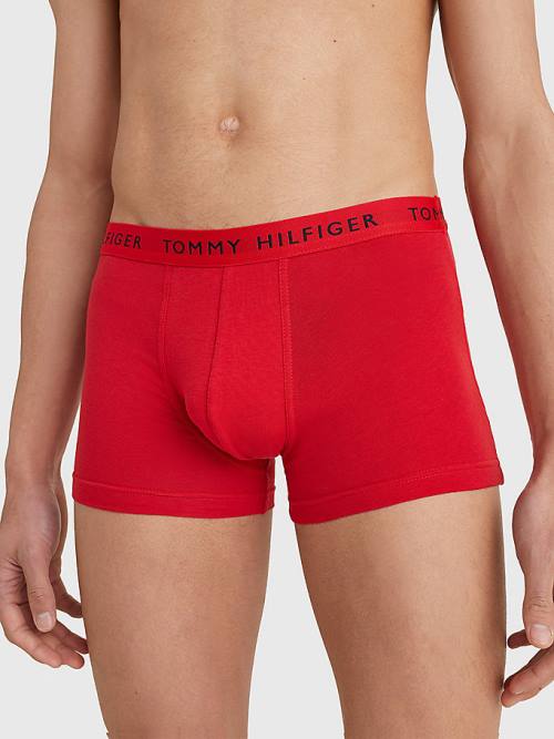 Tommy Hilfiger 3-Pack Logo Waistband Trunks Fehérnemű Férfi Fehér | TH093LFR