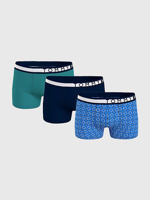 Tommy Hilfiger 3-Pack Logo Waistband Trunks Fehérnemű Férfi Barna | TH306XKV