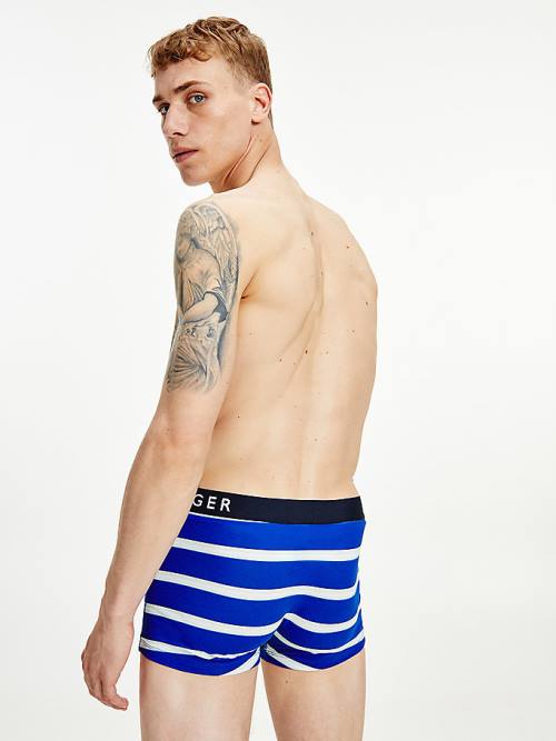 Tommy Hilfiger 3-Pack Logo Waistband Trunks Fehérnemű Férfi Bézs | TH390TRJ