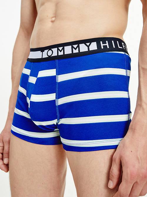 Tommy Hilfiger 3-Pack Logo Waistband Trunks Fehérnemű Férfi Bézs | TH390TRJ