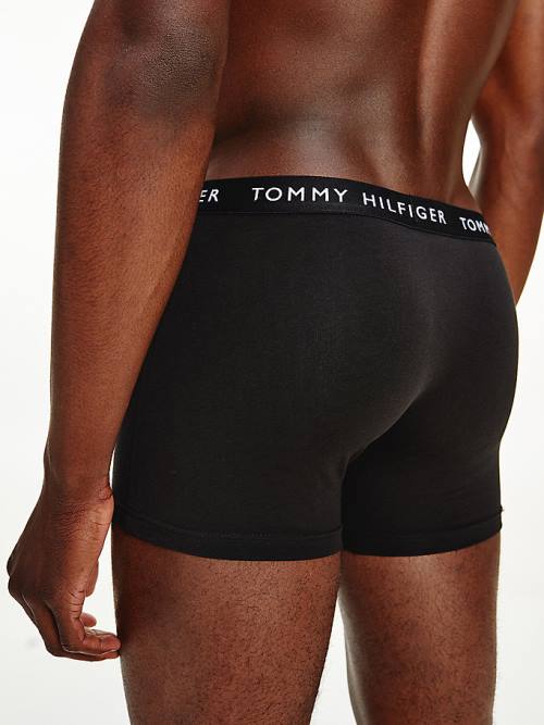 Tommy Hilfiger 3-Pack Logo Waistband Trunks Fehérnemű Férfi Narancssárga | TH396QND