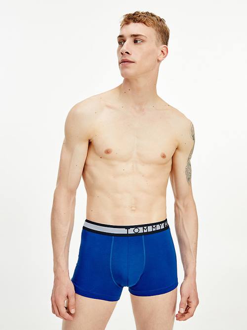 Tommy Hilfiger 3-Pack Logo Waistband Trunks Fehérnemű Férfi Bézs | TH543VOB