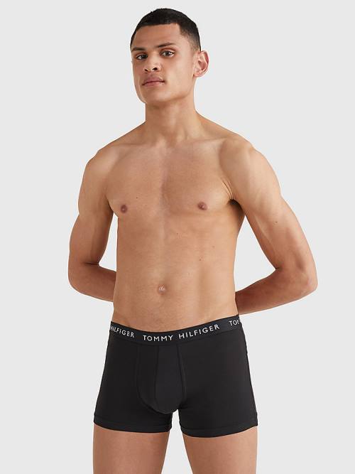 Tommy Hilfiger 3-Pack Logo Waistband Trunks Fehérnemű Férfi Sárga | TH753XHF