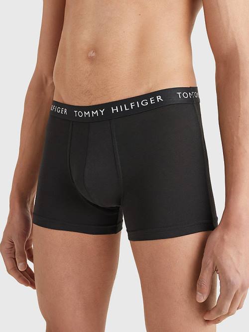 Tommy Hilfiger 3-Pack Logo Waistband Trunks Fehérnemű Férfi Sárga | TH753XHF