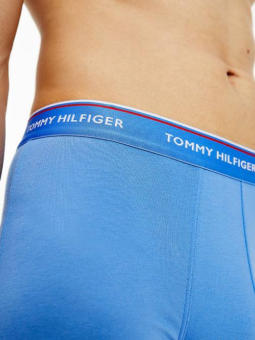 Tommy Hilfiger 3-Pack Logo Waistband Trunks Fehérnemű Férfi Fekete | TH936GAH