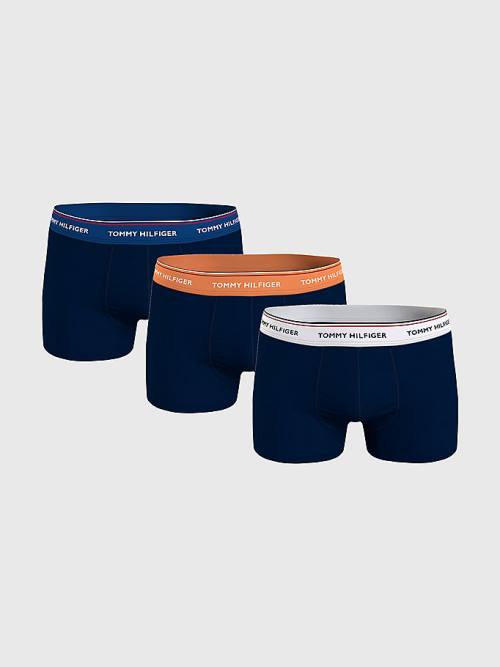 Tommy Hilfiger 3-Pack Premium Essential Trunks Fehérnemű Férfi Barna | TH295VYB