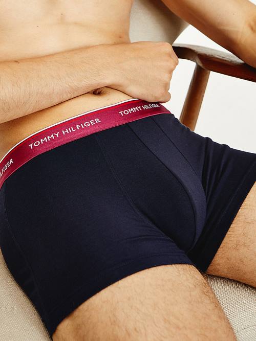 Tommy Hilfiger 3-Pack Premium Essential Trunks Fehérnemű Férfi Fekete | TH519UGR