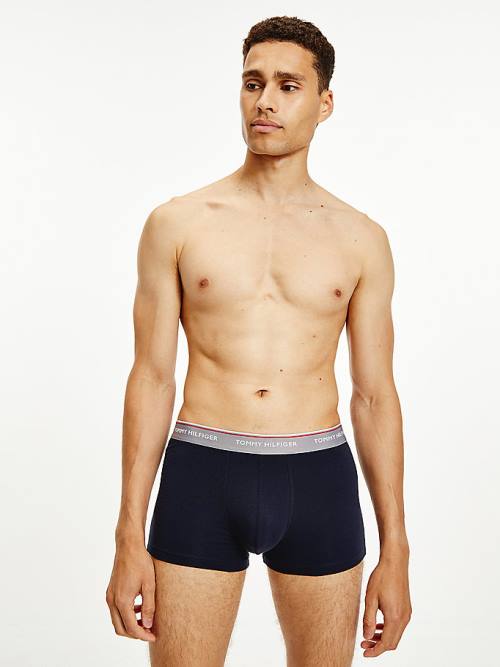 Tommy Hilfiger 3-Pack Premium Essential Trunks Fehérnemű Férfi Fekete | TH519UGR