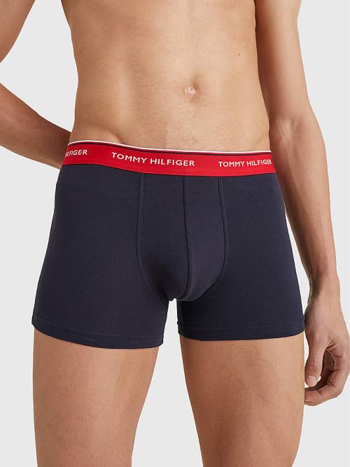 Tommy Hilfiger 3-Pack Premium Essential Trunks Fehérnemű Férfi Sárga | TH597MVF