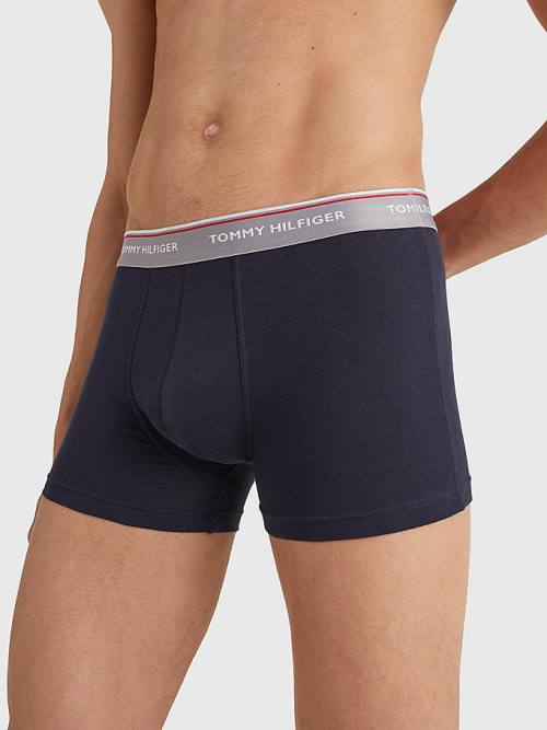 Tommy Hilfiger 3-Pack Premium Essential Trunks Fehérnemű Férfi Sárga | TH597MVF