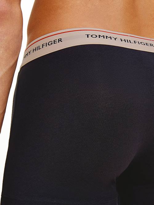 Tommy Hilfiger 3-Pack Premium Essential Trunks Fehérnemű Férfi Lila | TH719ZPX