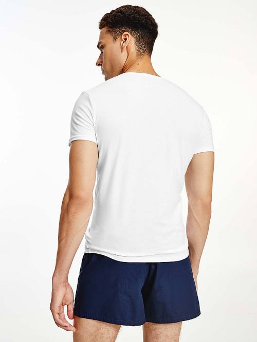 Tommy Hilfiger 3-Pack Premium Essential Crew Neck Pizsama Férfi Fehér | TH875UHI