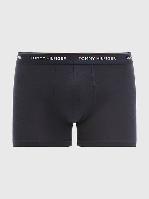 Tommy Hilfiger 3-Pack Premium Logo Waistband Trunks Fehérnemű Férfi Sárga | TH865WVM