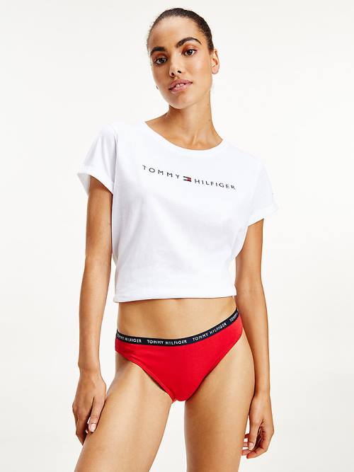 Tommy Hilfiger 3-Pack Recycled Pamut Briefs Fehérnemű Női Fehér | TH014USO