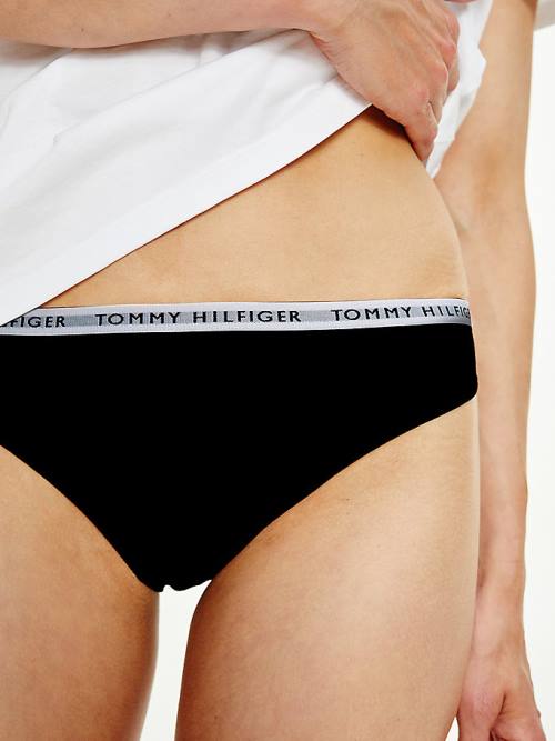 Tommy Hilfiger 3-Pack Recycled Pamut Briefs Fehérnemű Női Barna | TH601DTK