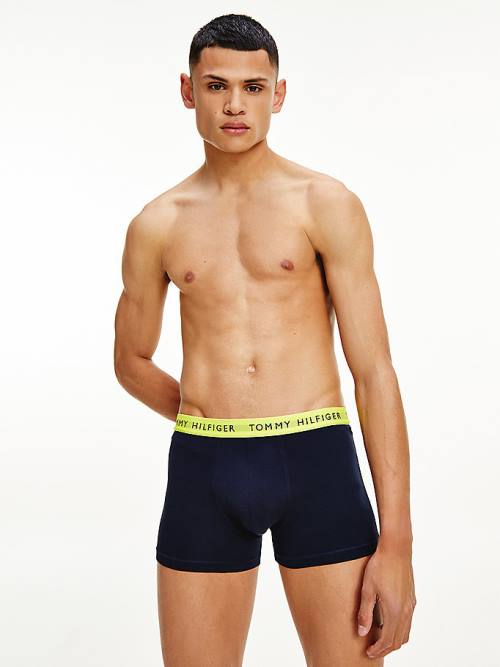 Tommy Hilfiger 3-Pack Repeat Logo Trunks Fehérnemű Férfi Barna | TH157YLU