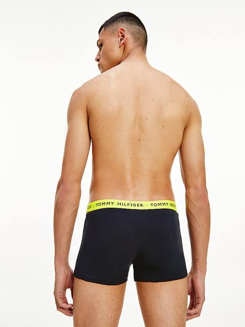 Tommy Hilfiger 3-Pack Repeat Logo Trunks Fehérnemű Férfi Barna | TH157YLU