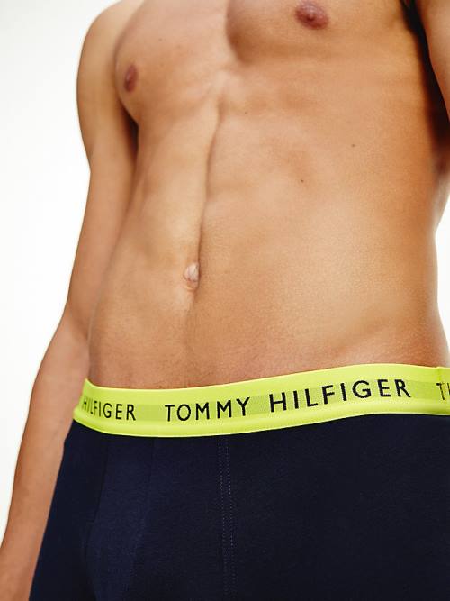 Tommy Hilfiger 3-Pack Repeat Logo Trunks Fehérnemű Férfi Barna | TH157YLU