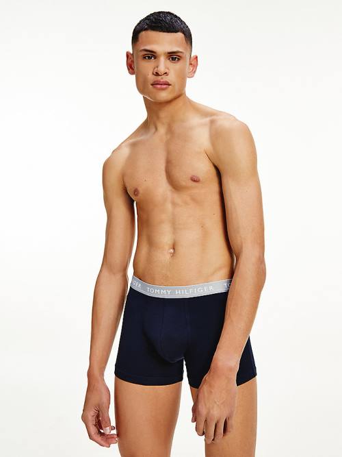 Tommy Hilfiger 3-Pack Repeat Logo Trunks Fehérnemű Férfi Barna | TH157YLU