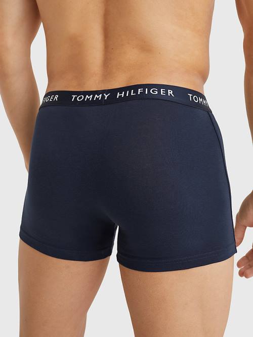 Tommy Hilfiger 3-Pack Repeat Logo Trunks Fehérnemű Férfi Lila | TH809PLO