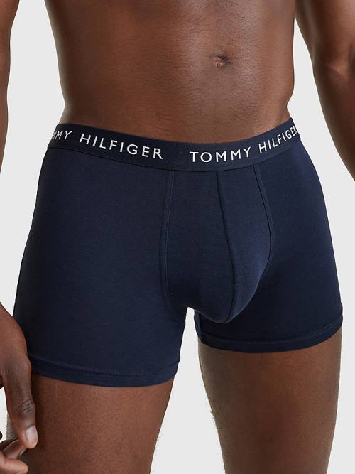 Tommy Hilfiger 3-Pack Repeat Logo Trunks Fehérnemű Férfi Narancssárga | TH902DTM