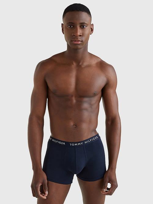 Tommy Hilfiger 3-Pack Repeat Logo Trunks Fehérnemű Férfi Narancssárga | TH902DTM