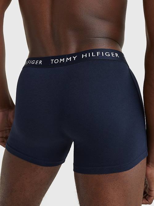 Tommy Hilfiger 3-Pack Repeat Logo Trunks Fehérnemű Férfi Narancssárga | TH902DTM