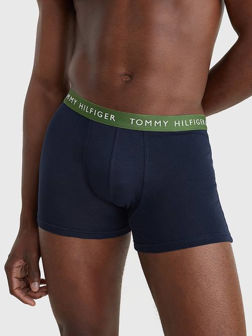 Tommy Hilfiger 3-Pack Repeat Logo Trunks Fehérnemű Férfi Narancssárga | TH902DTM