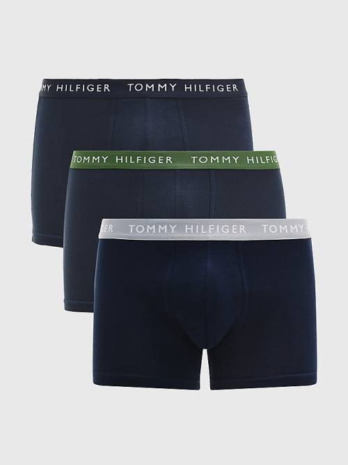 Tommy Hilfiger 3-Pack Repeat Logo Trunks Fehérnemű Férfi Narancssárga | TH902DTM