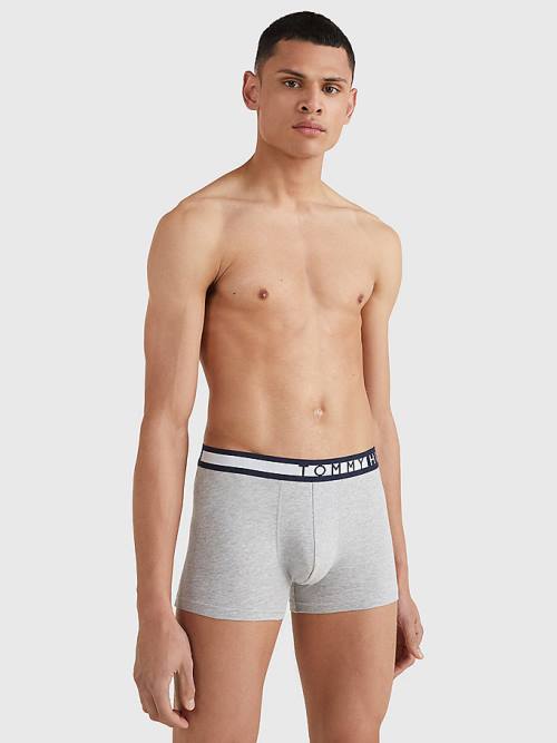 Tommy Hilfiger 3-Pack Statement Waistband Trunks Fehérnemű Férfi Fekete | TH253AJR