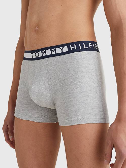 Tommy Hilfiger 3-Pack Statement Waistband Trunks Fehérnemű Férfi Fekete | TH253AJR