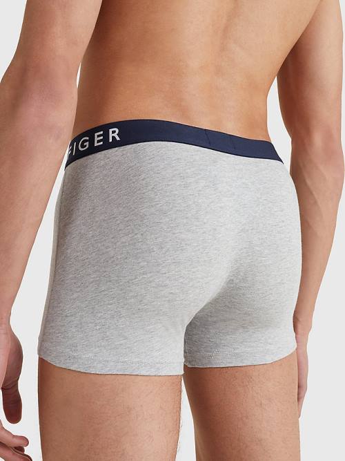 Tommy Hilfiger 3-Pack Statement Waistband Trunks Fehérnemű Férfi Fekete | TH253AJR